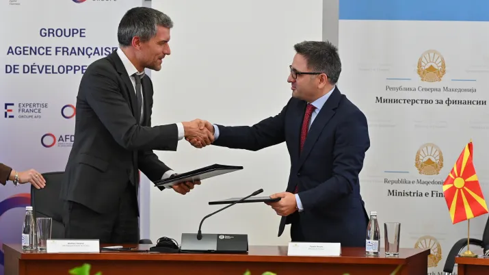 Nouveau partenariat phare pour le développement durable en Macédoine du Nord : l’Agence française de développement (AFD) alloue 50 millions d’euros pour les investissements verts et sociaux